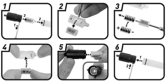 NITE Ize NI-MGS-02-R6 Mini GlowStick LED (monochrome) Camping light battery-powered 18 g Black-3