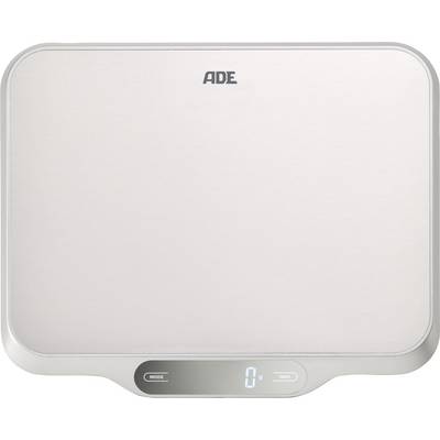 ADE KE 1601 Ladina Kitchen scales digital Weight range=15 kg Stainless steel (brushed) 310 x 265 x 25-0