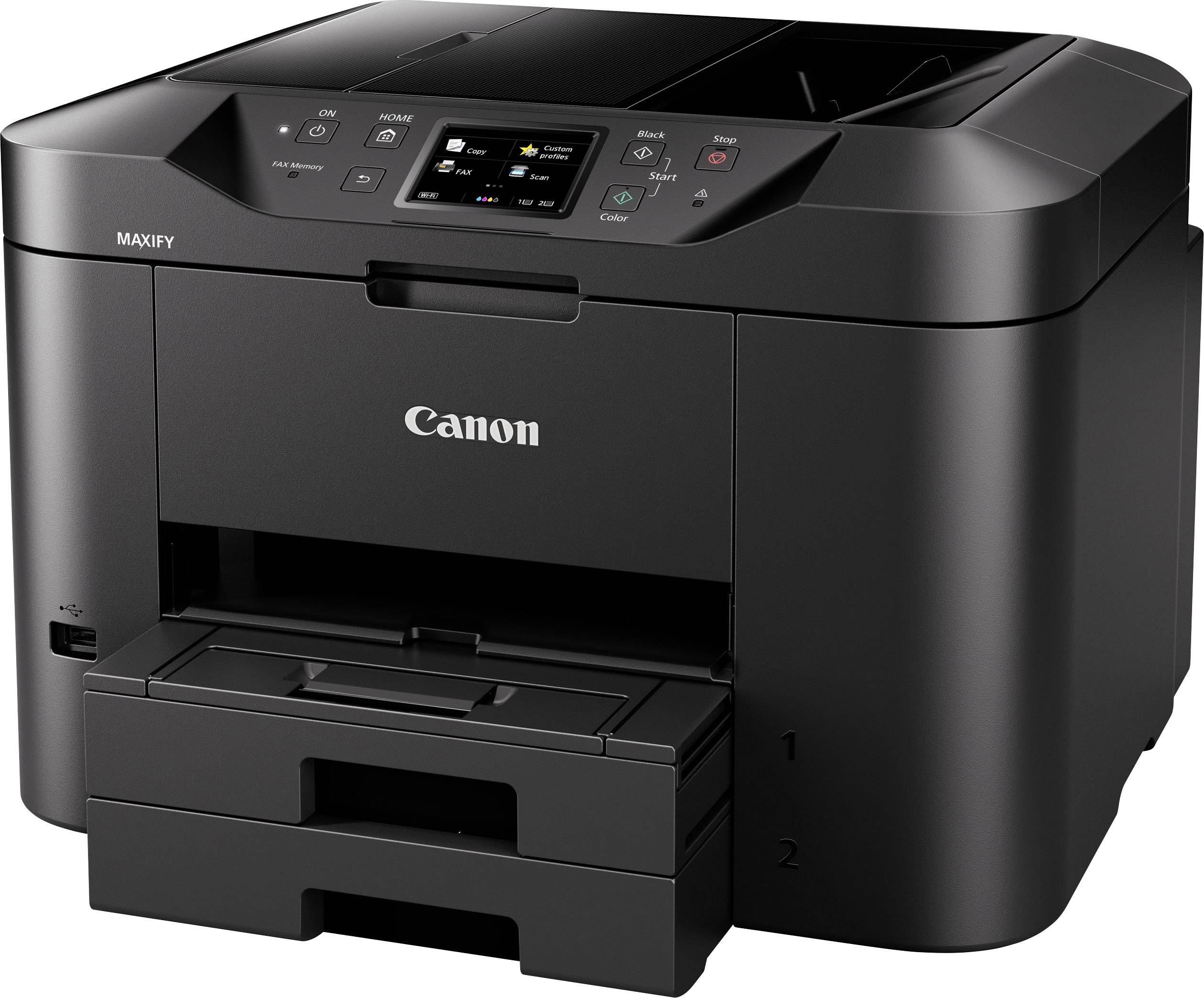 Canon MAXIFY MB2750 Multifunction printer Inkjet Colour A4 Printer, scanner, copier, fax LAN, Wi-Fi, Duplex, ADF-4