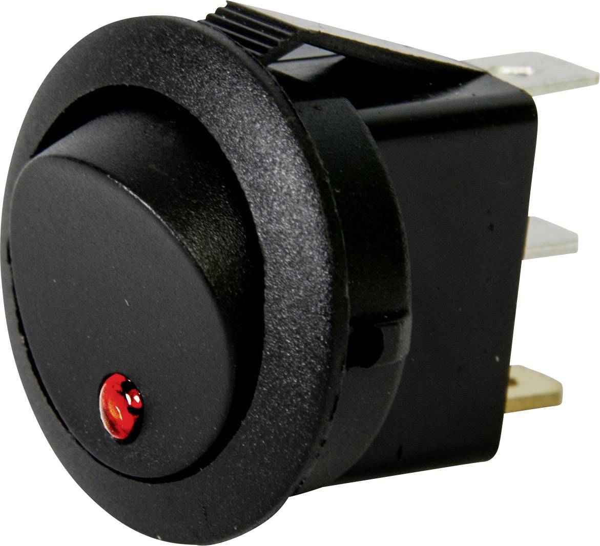 HP Autozubehoer 28634 Car toggle switch 12 V 10 A 1 x Off/On latch 1 pc(s)