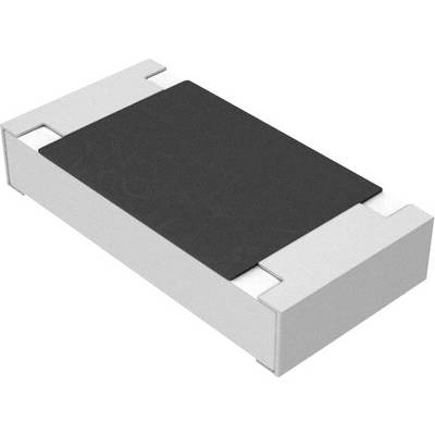 A rectangular, white component with a black top surface, typically used in electronic circuits.