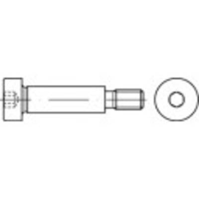 Technical drawing of a screw bolt with nut. Shows front and side views with detailed representation of threads.