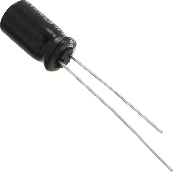 Panasonic ECA-1CHG221 Electrolytic capacitor Radial lead 2.5 mm 220 µF 16 V 20 % (Ø) 6.3 mm 1 pc(s)