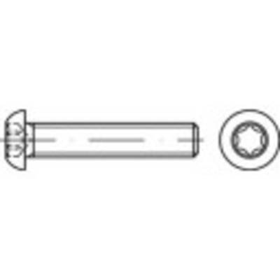 TOOLCRAFT  148224 Fillister head screws M4 8 mm Star  ISO 7380  Steel zinc galvanized 500 pc(s)