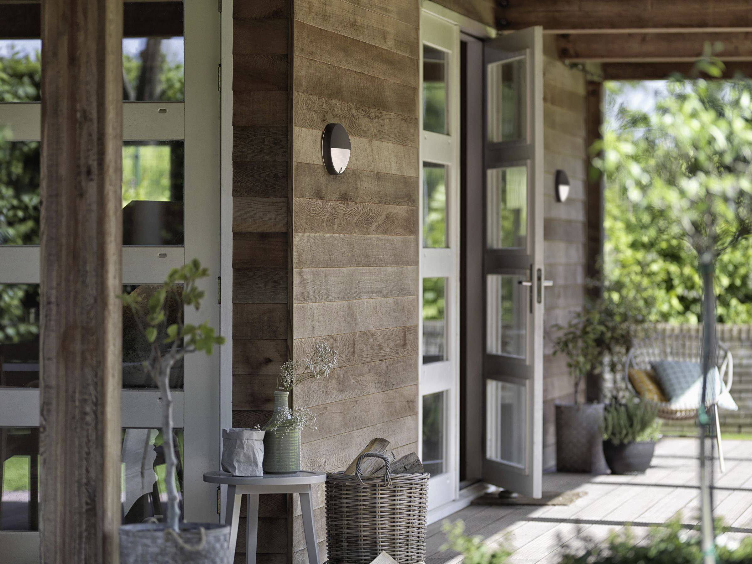 Philips LED Capricorn 164569316 LED outdoor wall light (+ motion detector) LED (monochrome) Built-in LED 6 W Anthracite