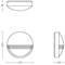 A technical drawing shows the views of a round object with dimensions of 213 mm in diameter and 78 mm in height.