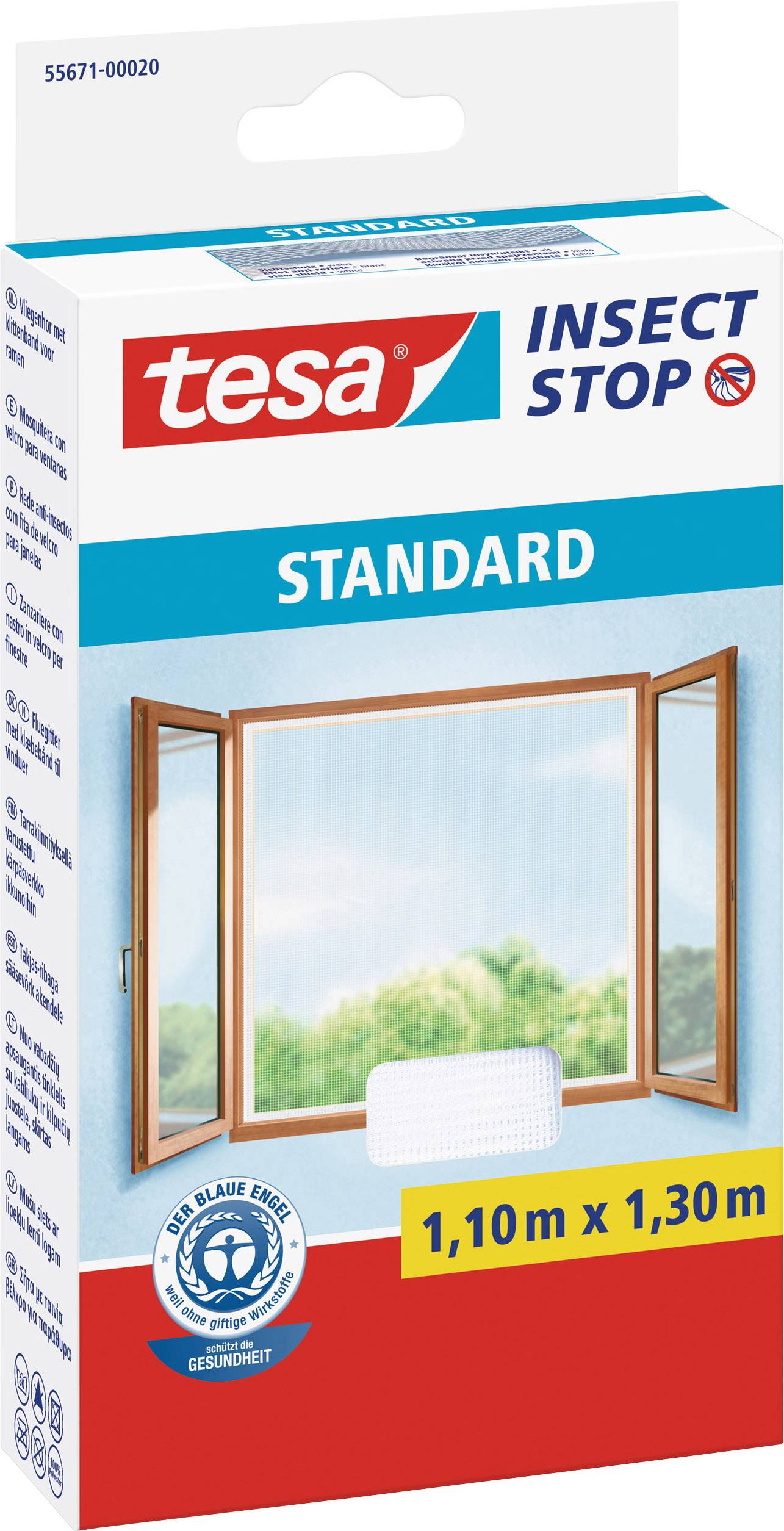 tesa STANDARD 55671-00020-03 Fly screen (W x H) 1300 mm x 1100 mm White 1 pc(s)