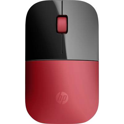 HP Z3700  Mouse Radio   Optical Black, Red 3 Buttons 1200 dpi 