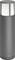 A contemporary, cylindrical outdoor light with a matte, dark grey housing and a white, diffused illumination section on top. Suitable for garden pathways.