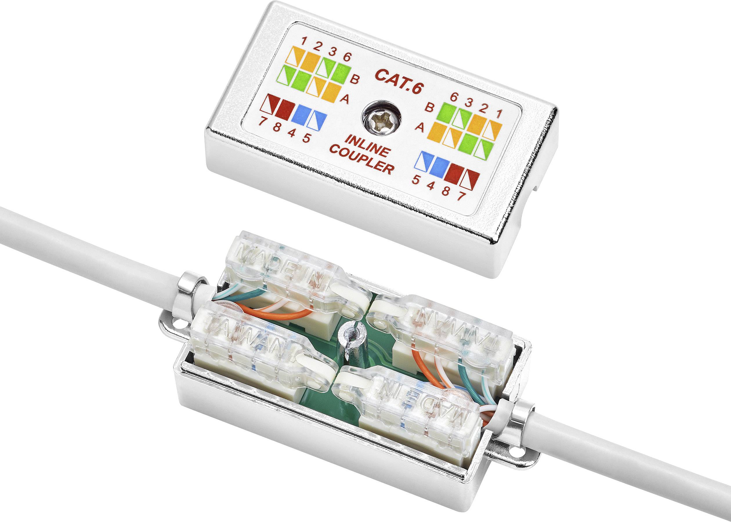 Renkforce Toolless Connection Box Compatible with: CAT 6