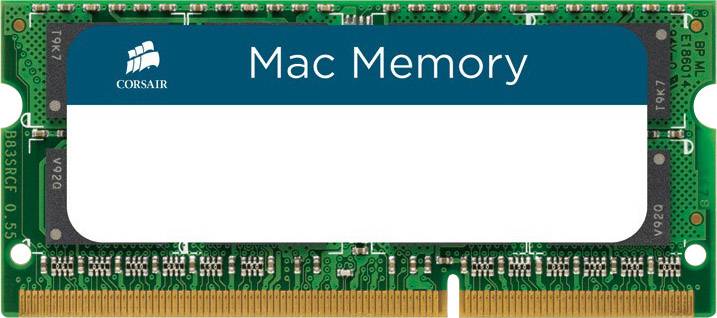 Corsair Laptop RAM kit MAC™ Memory CMSA16GX3M2A1333C9 16 GB 2 x 8 GB DDR3 RAM 1333 MHz CL9 9-9-24
