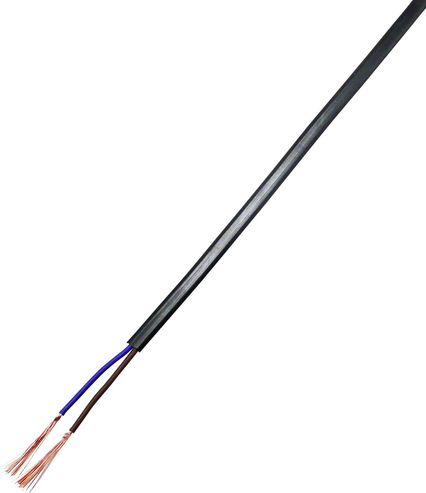 TRU COMPONENTS 93030c520 Connection cable 2 x 1 mm² Black 20 m