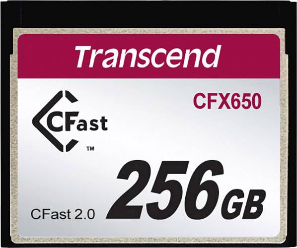 Transcend CFX650 CFast® card 256 GB