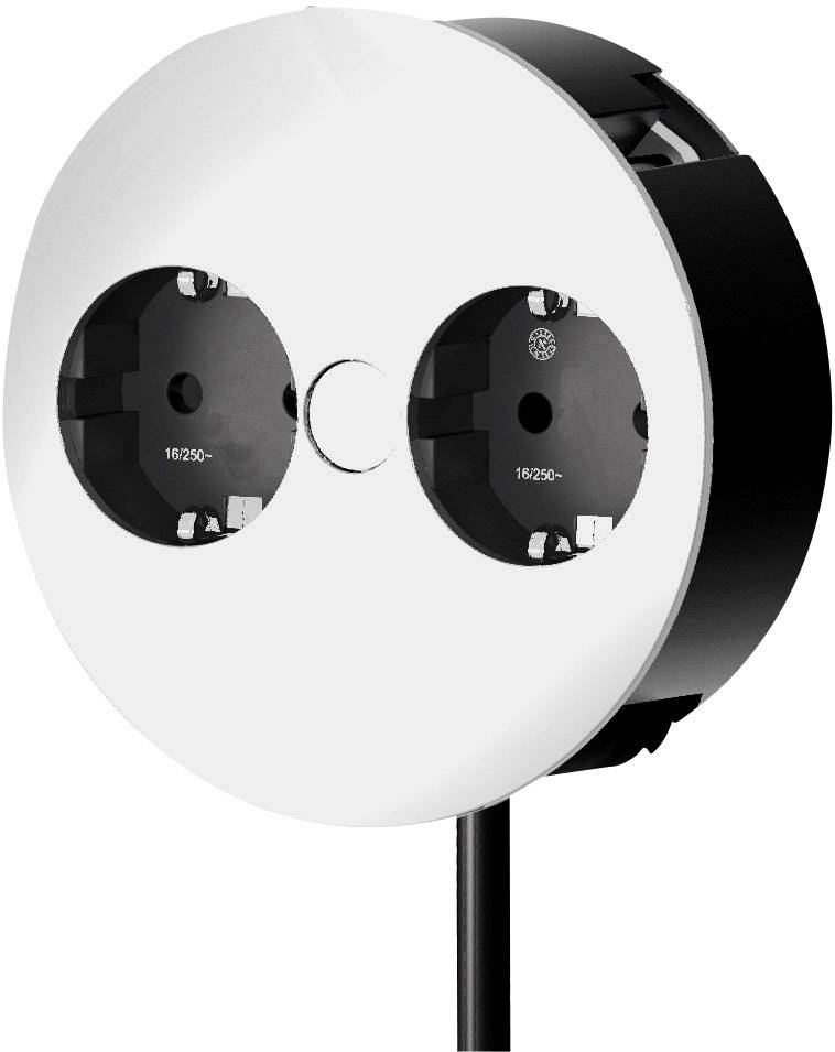 Bachmann 931.000 Built-in power strip 2x Silver, Black PG connector 1 pc(s)