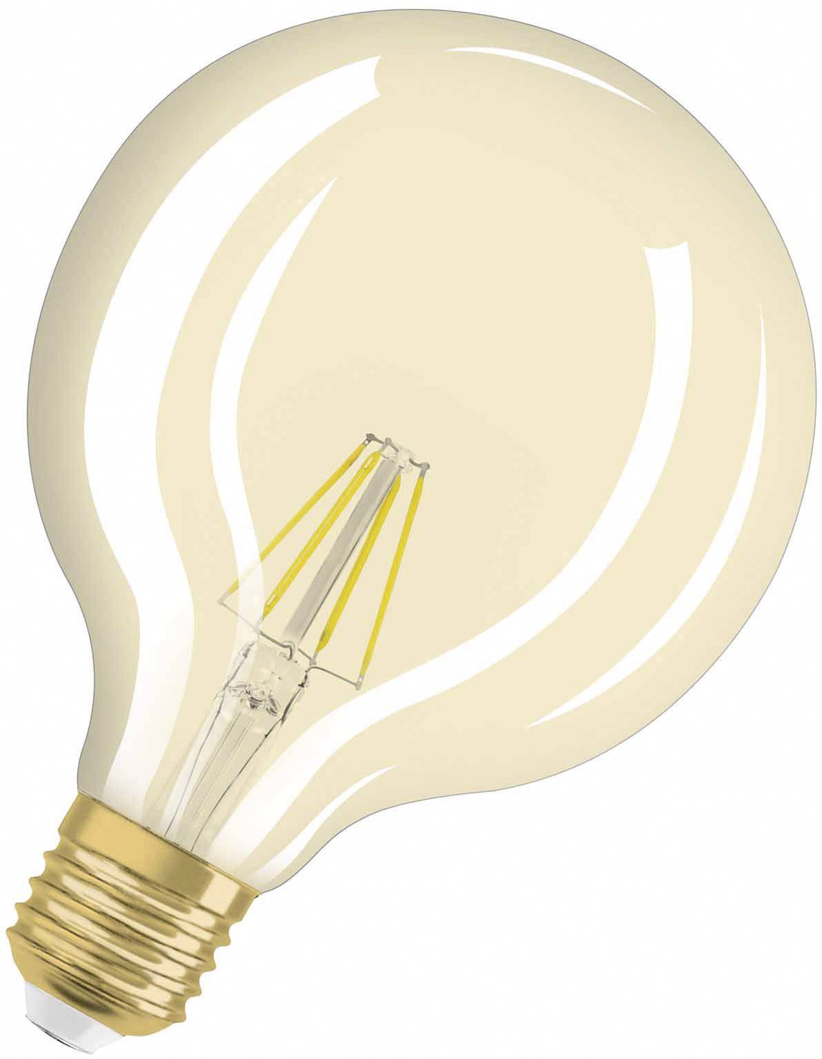 OSRAM 4052899962071 LED (monochrome) EEC F (A - G) E-27 Globe shape 4 W = 35 W Warm white (Ø x L) 124 mm x 168 mm Filame-2