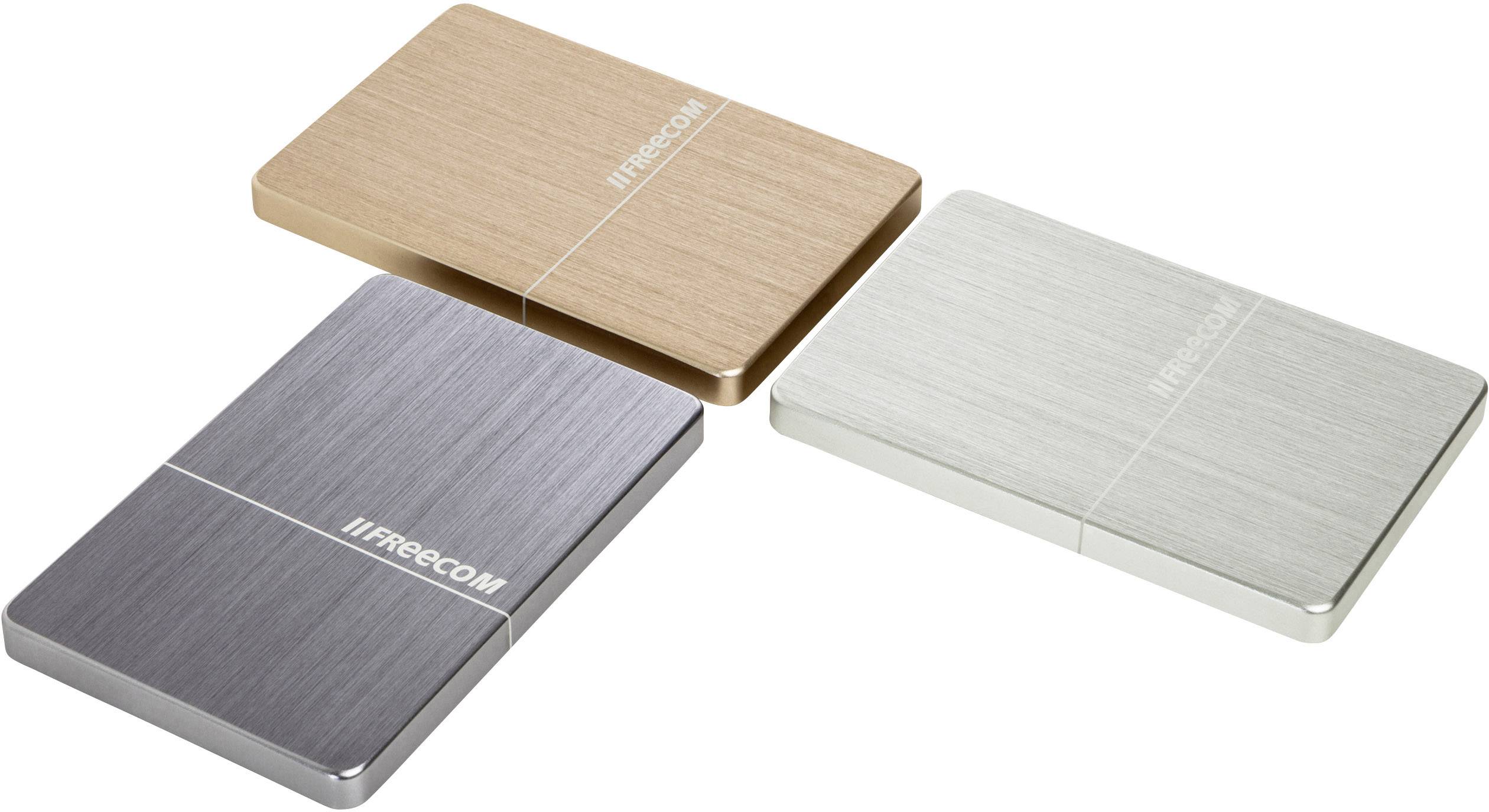 Freecom mHDD Slim Mobile Drive 1 TB 2.5" external hard drive USB C® Gold 56371-1