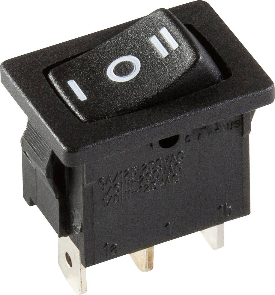 interBaer 3632-100.22 Toggle switch 3632-100.22 250 V AC 10 A 1 x On/Off/On latch 1 pc(s)