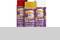 'Three tins of Paletti Special Lacquer Spray in Red, Yellow and White for Model Making and Hobby, suitable for various materials.'