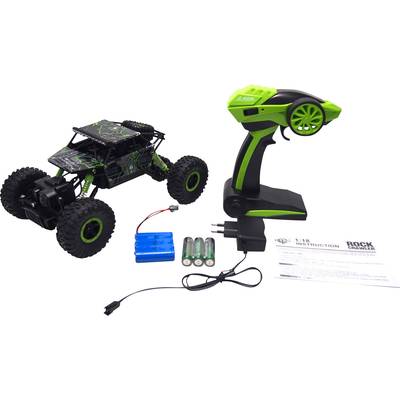 Amewi 22194 Conqueror 1:18 RC model car for beginners Electric Crawler 4WD 