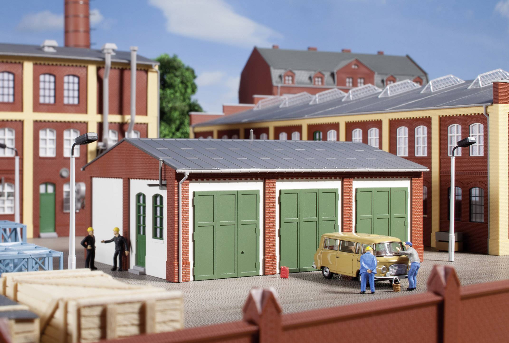 Auhagen 11438 H0 Storage Hall-0