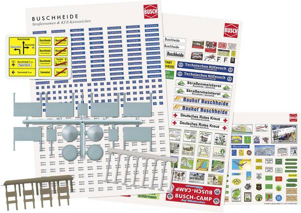 Busch 1173 H0 decorative set Busch Heide" Assembly kit