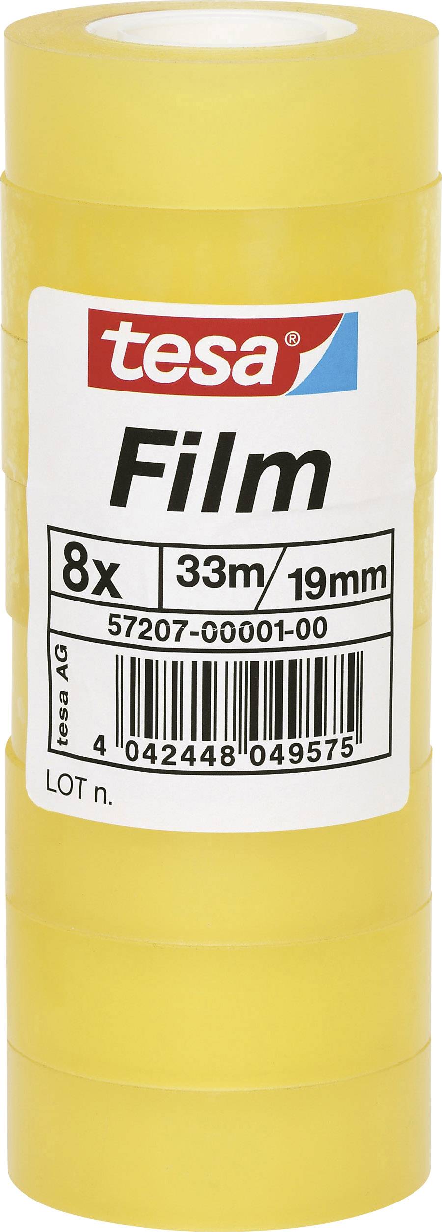 tesa 57207-00001-01 Tesa film Standard Transparent (L x W) 33 m x 19 mm 8 pc(s)
