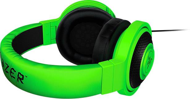 Razer Kraken Pro Green 2015 Gaming Over-ear headset Corded (1075100) Stereo  Green Volume control, Microphone mute | Conrad.com