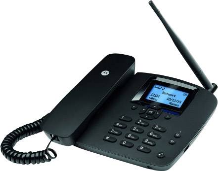 Motorola FW200L Wireless landline phone Black-1