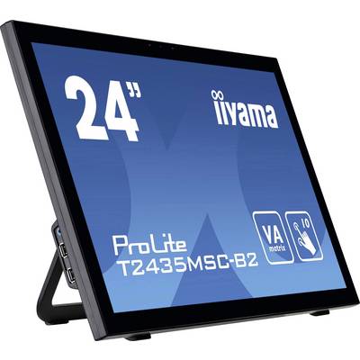 Iiyama ProLite T2435MSC Touchscreen EEC: F (A - G) 59.9 cm (23.6 inch) 1920 x 1080 p 16:9 6 ms USB A (USB 2.0), HDMI™, D-3