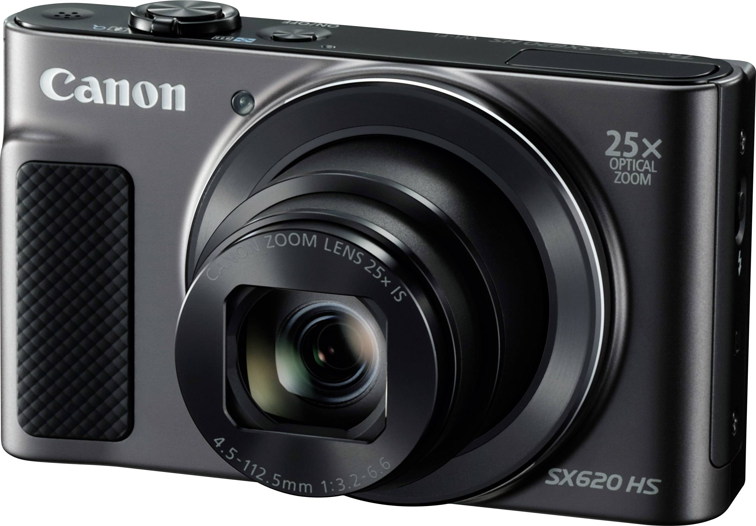 canon 20.2 mp 3.0 black powershot digital camera sx610hs