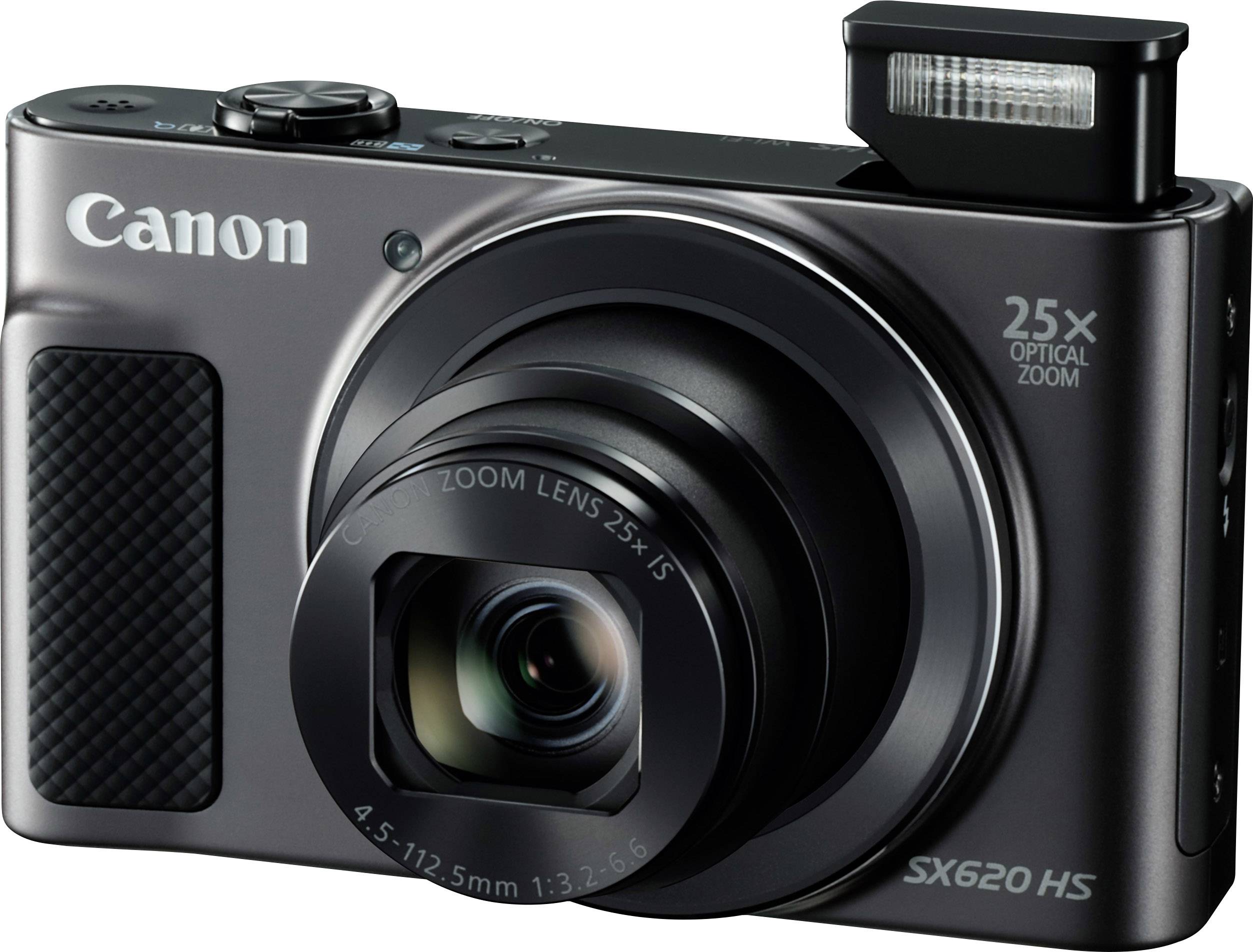 Canon Powershot Sx620hs Digital Camera 20 Mp Optical Zoom 25 X Black Full Hd Video Wi Fi Conrad Com