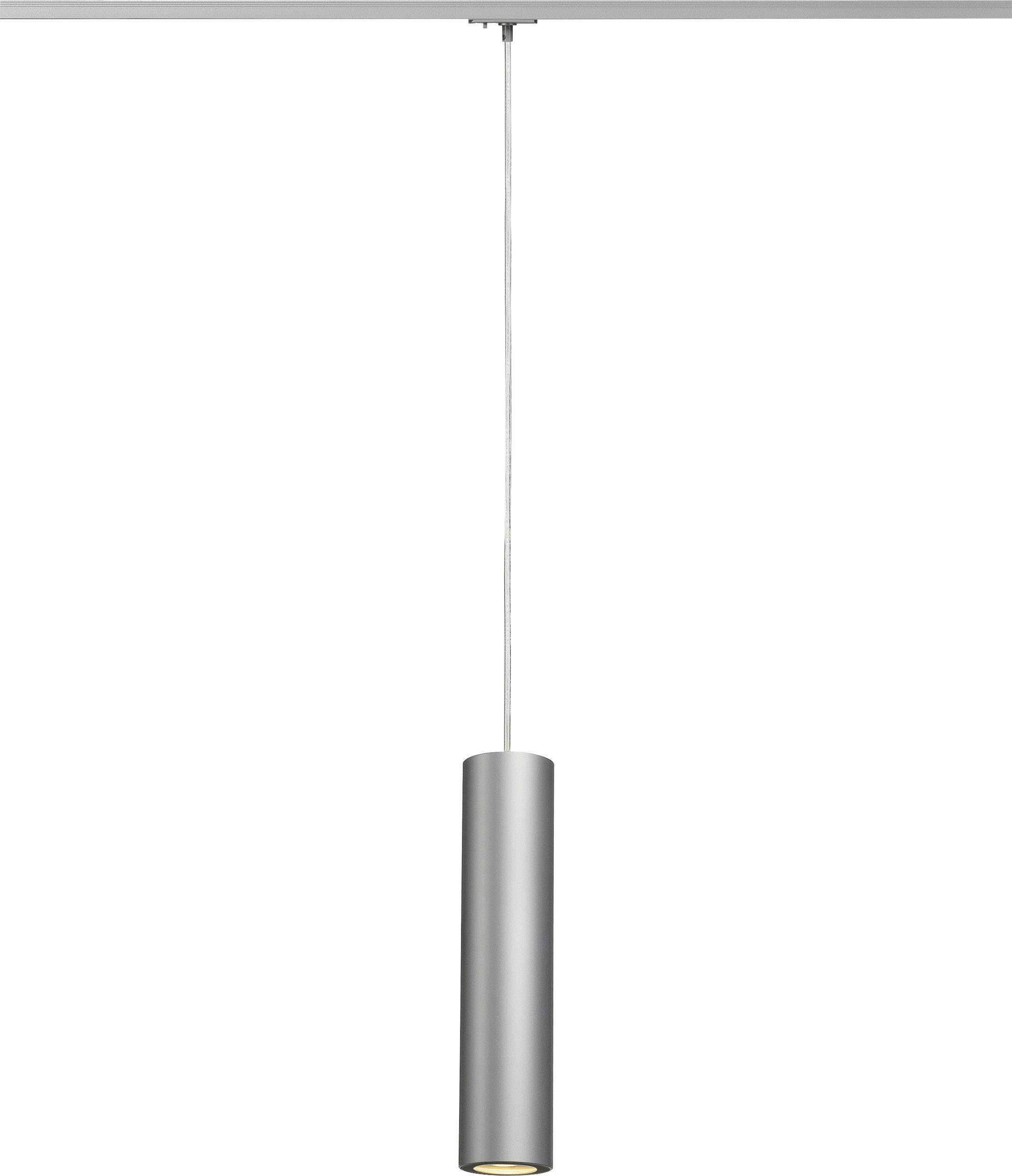 SLV Enola 143964 High voltage mounting rail light 1-phase GU10 50 W LED (monochrome) Silver-grey