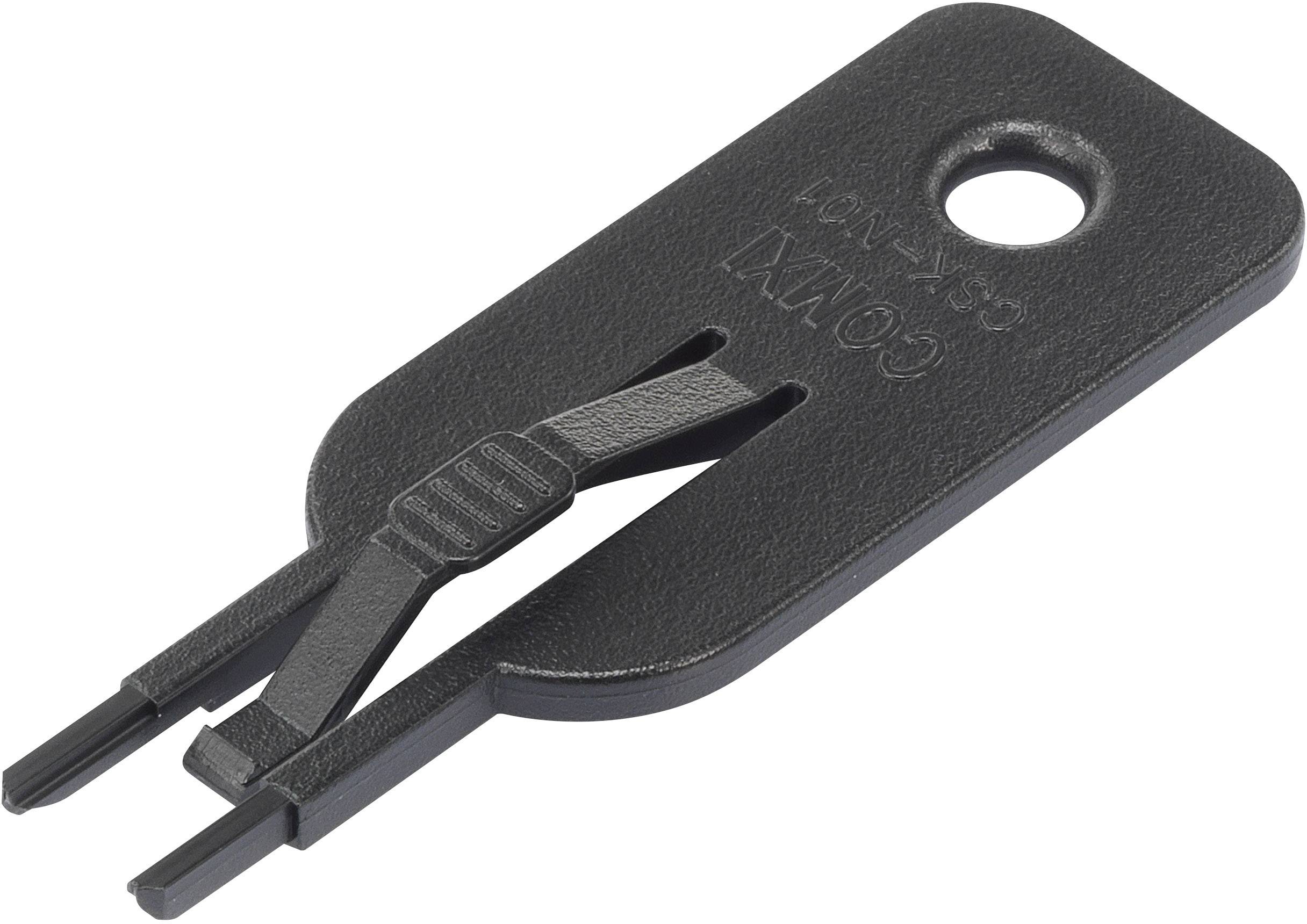 Renkforce RJ45 LAN socket lock rf-LANBlocker-01 10-piece set Black incl. 1 key RF-4463022-4