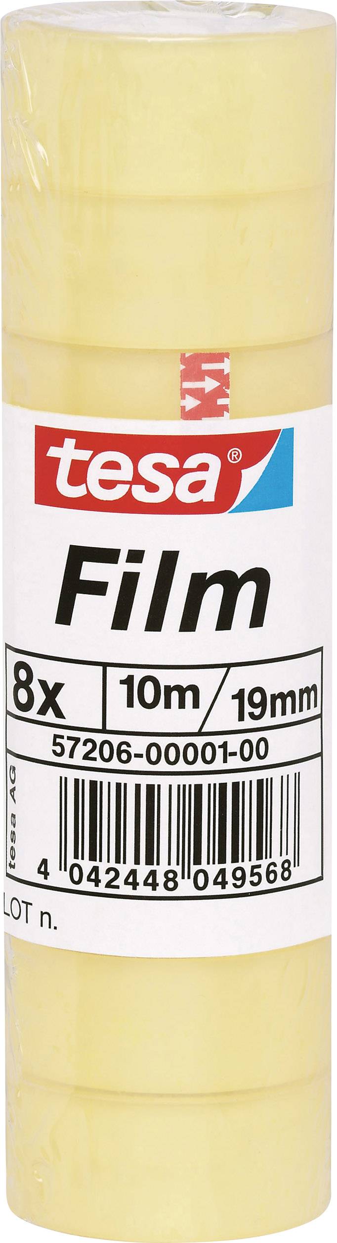 tesa 57206-00001-01 Tesa film Standard Transparent (L x W) 10 m x 19 mm 8 pc(s)