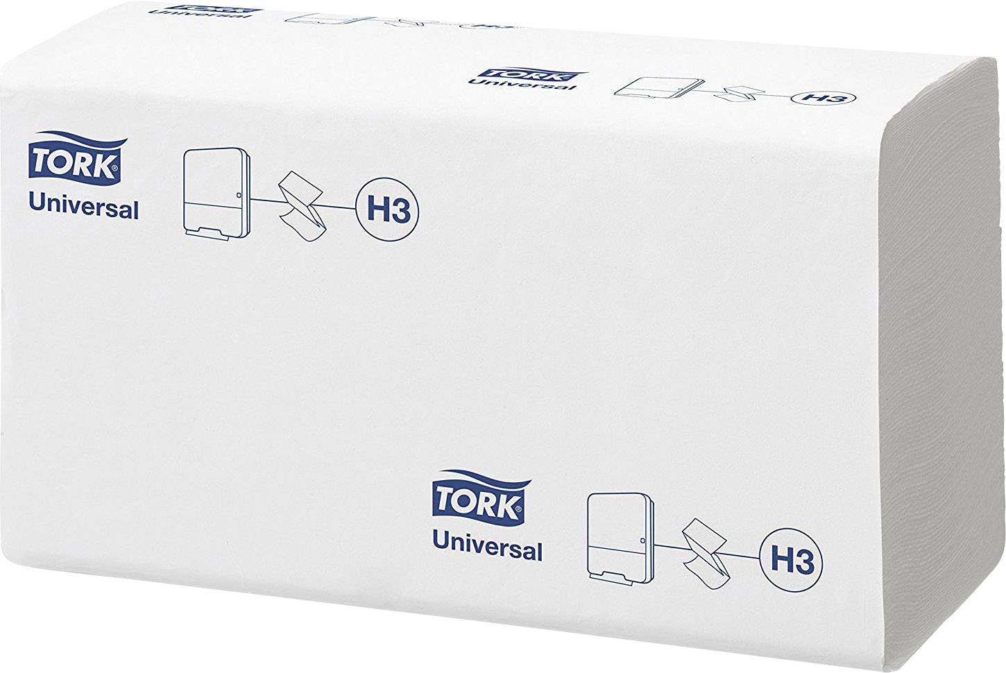 Полотенца бумажные 300шт tork (h3) universal, комплект 15шт,бел,23x23,zz (c)(дисп.600163.601662) 290158 (7322540544749)