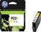'HP 903XL Yellow Ink Cartridge, packaging displays lotus flowers with a butterfly, note: up to 2.5 times more pages with XL size.'