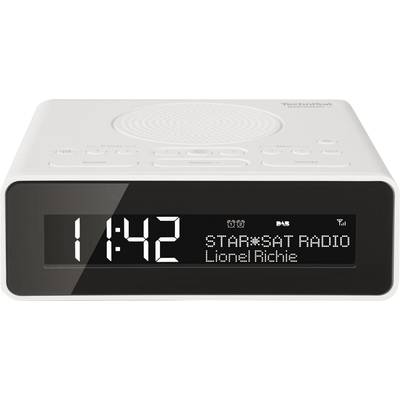 TechniSat DigitRadio 51 Radio alarm clock DAB+, FM AUX   White