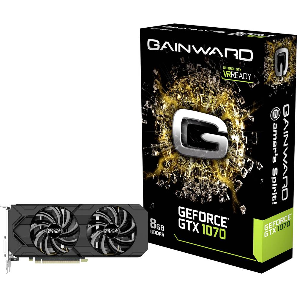 Gainward GPU Nvidia GeForce GTX1070 8 GB GDDR5 RAM PCIe x16 HDMI