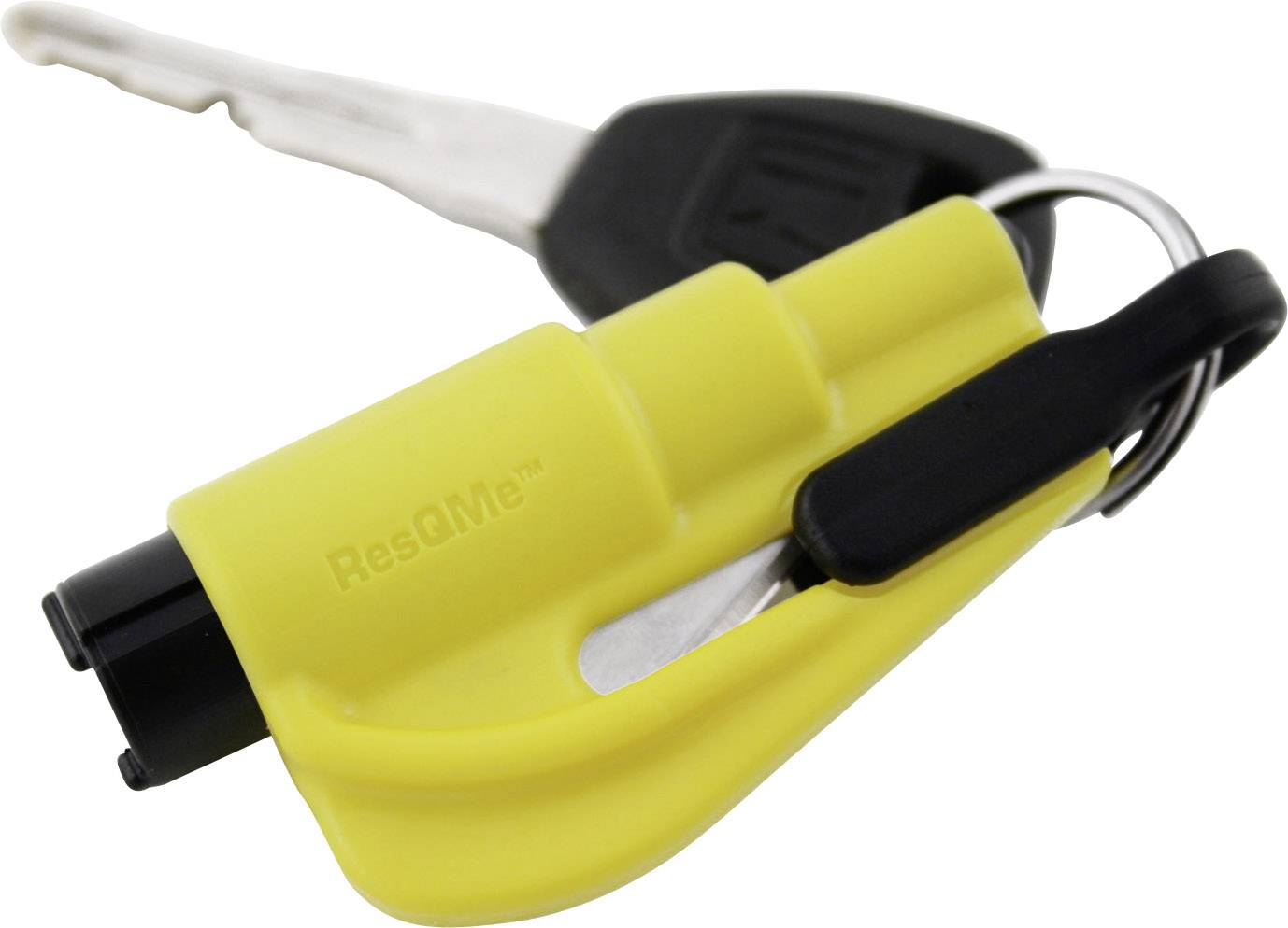 resqme 310332 Rettungstool Safety tools Seatbelt cutter, Emergency hammer (L x W x H) 76 x 17 x 32 mm 1 pc(s)