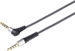 SpeaKa Professional 3.5 mm jack connection cable 4-pin angled 1 m