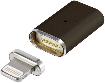 Renkforce Apple iPad/iPhone/iPod Adapter [1x Apple Dock lightning plug - 1x Apple  dock lightning socket] Black 