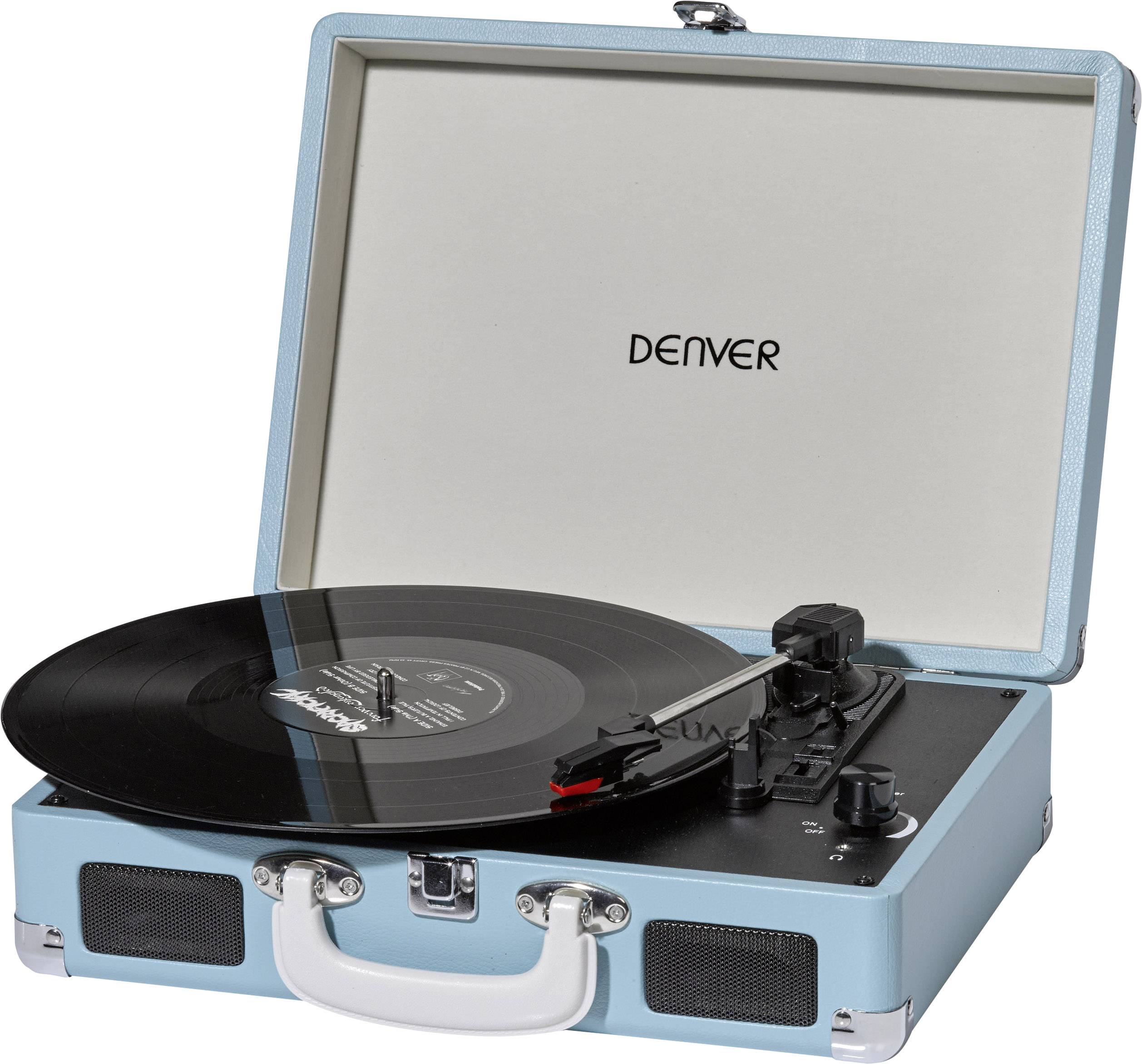Denver VPL-120 USB turntable Blue