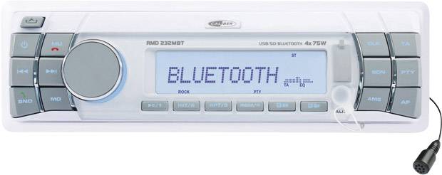 Marine head unit Caliber Audio Technology RMD232MBT from