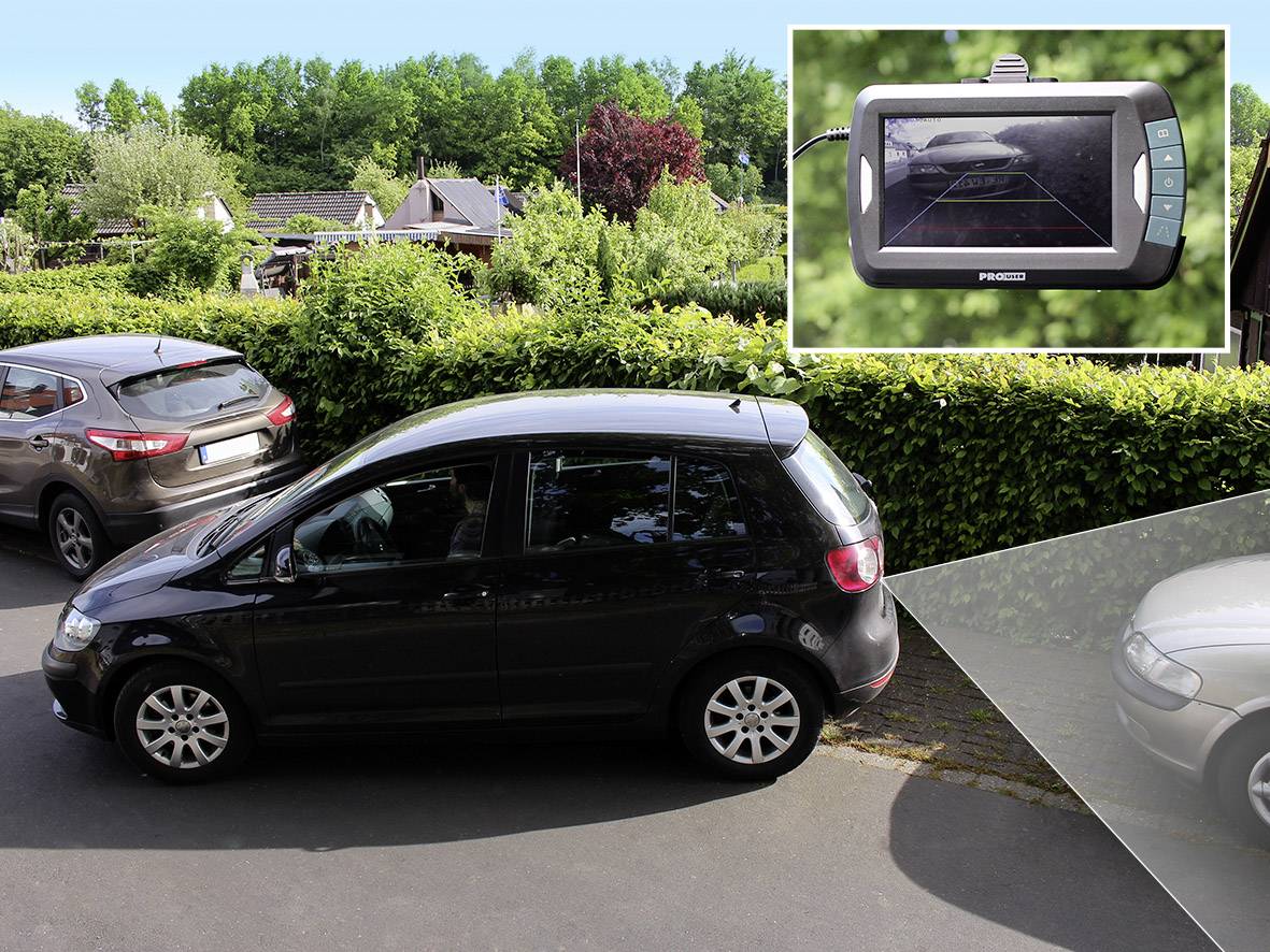 ProUser APR043x2 Wireless rearview camera 2 cameras, IR add-on light, Distance scale lines, Automatic day/night switch, -2
