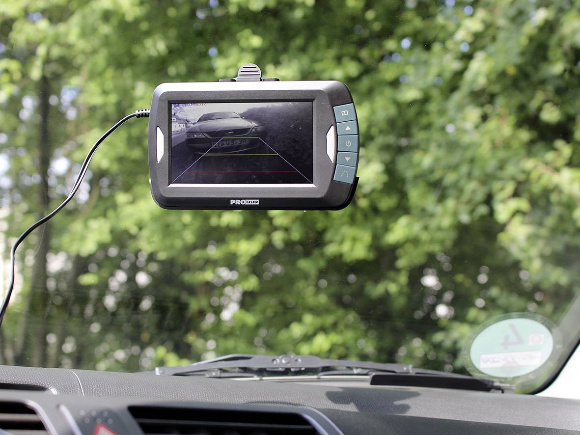 ProUser APR043x2 Wireless rearview camera 2 cameras, IR add-on light, Distance scale lines, Automatic day/night switch, -3