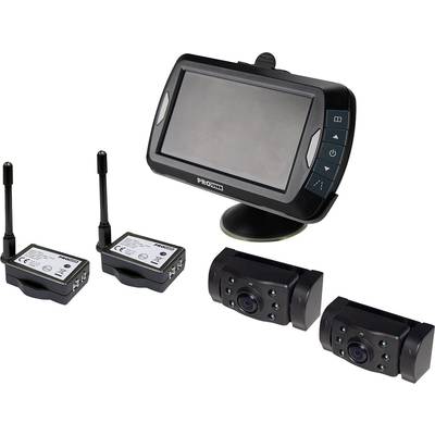 ProUser APR043x2 Wireless rearview camera 2 cameras, IR add-on light, Distance scale lines, Automatic day/night switch, 