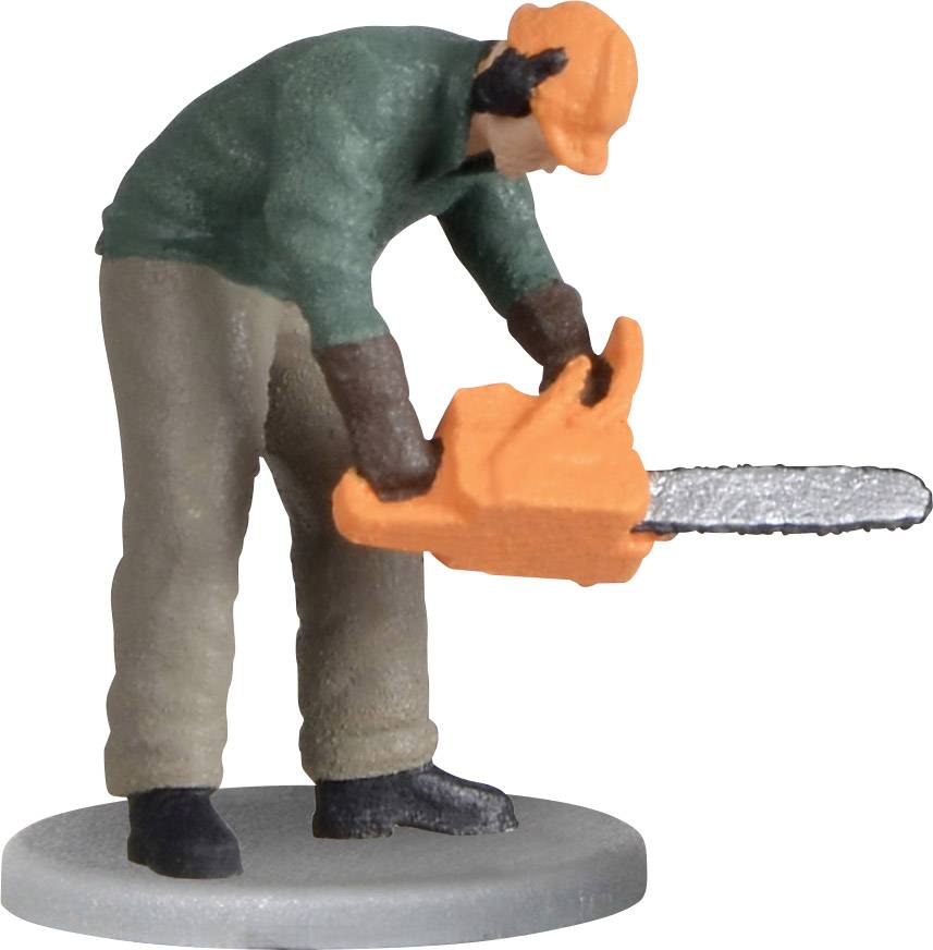 Viessmann Modelltechnik H0 Forest worker with chain saw Painted, Standing