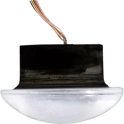 A mercury-sulphur circuit breaker generator with a semi-circular metallic housing and connected copper wires.
