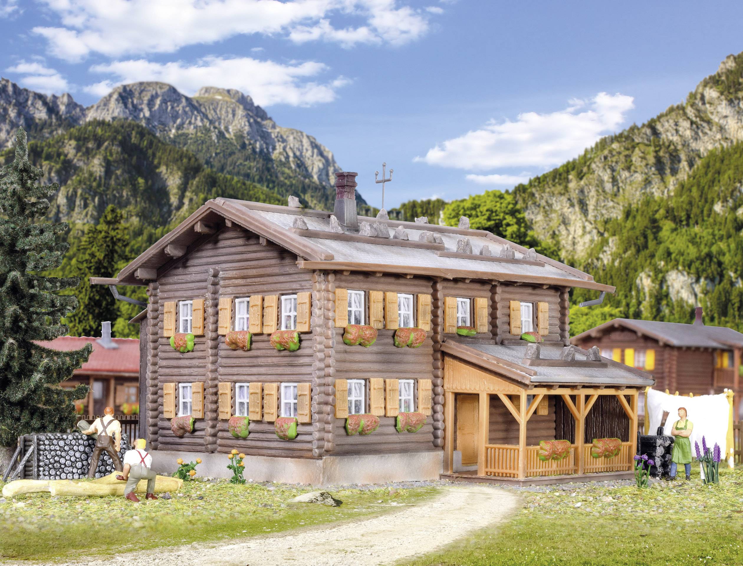 Kibri 38004 H0 Start-house sun heap