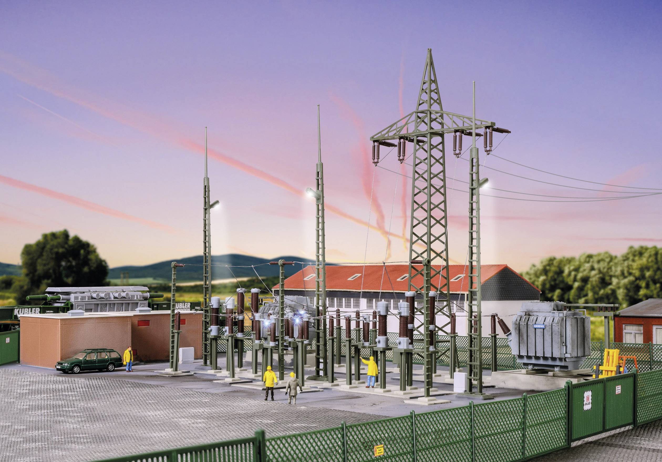 Kibri 39840 H0 Substation Unterwerk Baden-Baden-1